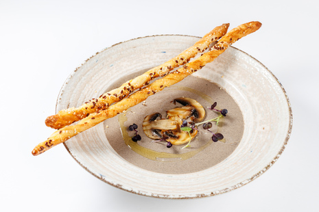 Суп крем из лесных грибов