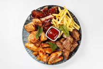 Сет мяса на гриле