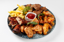 Сет мяса на гриле